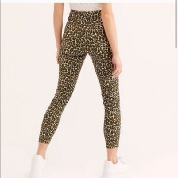 Free People Leopard Print Belle Pants Size 25 - Picture 2 of 13